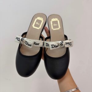 dior lady bow mules