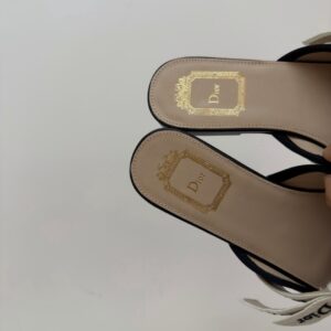 dior lady bow mules