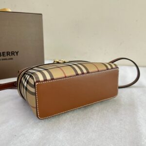 mini check vanity bag