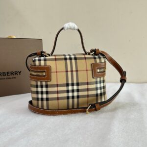 mini check vanity bag