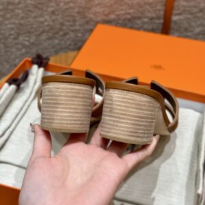 hermes 185 oasis heels sandals 89/black (copy)