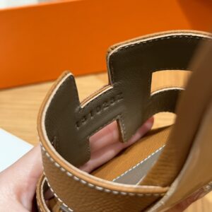 Hermes 185 Oasis Heels Sandals 37/Gold hermes 185 oasis heels sandals 89/black (copy)