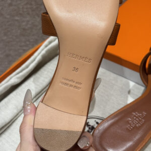 hermes 185 oasis heels sandals 89/black 01 (copy)