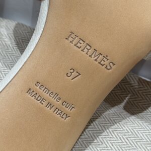 Hermes 185 Oasis Heels Sandals 01/Blanc hermes 185 oasis heels sandals 37/gold (copy)