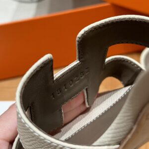 hermes 185 oasis heels sandals m8/gris asphalte (copy)