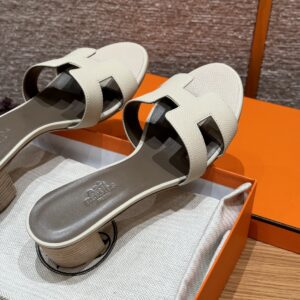 hermes 185 oasis heels sandals m8/gris asphalte (copy)