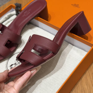 hermes 185 oasis heels sandals blue chacier (copy)