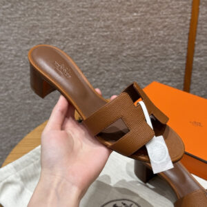 hermes 185 oasis heels sandals blue chacier (copy)