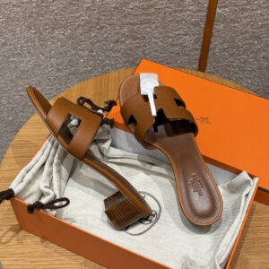 hermes 185 oasis heels sandals blue chacier (copy)