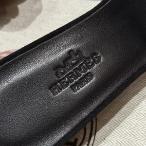 hermes 185 oasis heels sandals 89/noir crystals (copy)