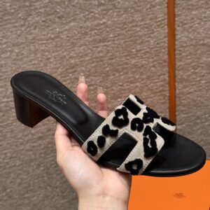 hermes 185 oasis heels sandals 89/noir black crystals (copy)