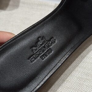 Hermes 185 Oasis Heels Sandals Beige Espuisse/Nior hermes 185 oasis heels sandals 89/noir black crystals (copy)