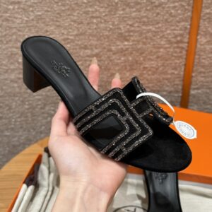 hermes 185 oasis heels sandals brun fume (copy)