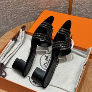 hermes 185 oasis heels sandals brun fume (copy)