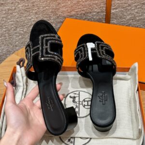 hermes 185 oasis heels sandals brun fume (copy)