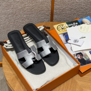 hermes 185 oasis heels sandals navy blue (copy)