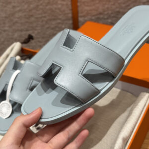 hermes 185 oasis heels sandals silver (copy)