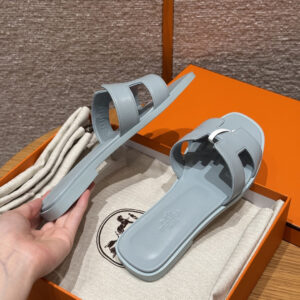 hermes 185 oasis heels sandals silver (copy)