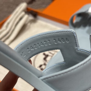 hermes 185 oasis heels sandals silver (copy)