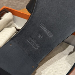 Hermes 185 Oasis Heels Sandals Black/Brown hermes 185 oasis heels sandals silver (copy)