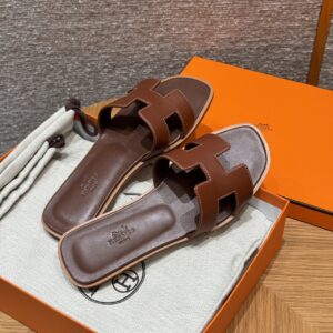 hermes 185 oasis heels sandals black/brown (copy)