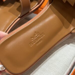 hermes 185 oasis heels sandals black/brown (copy)