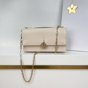 lady dior small handbag pink ostrich calfskin (copy)