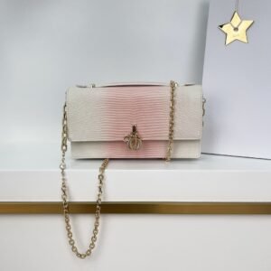 lady dior small handbag pink ostrich calfskin (copy)
