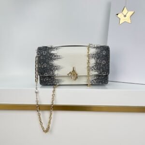 lady dior small handbag pink ostrich calfskin (copy)