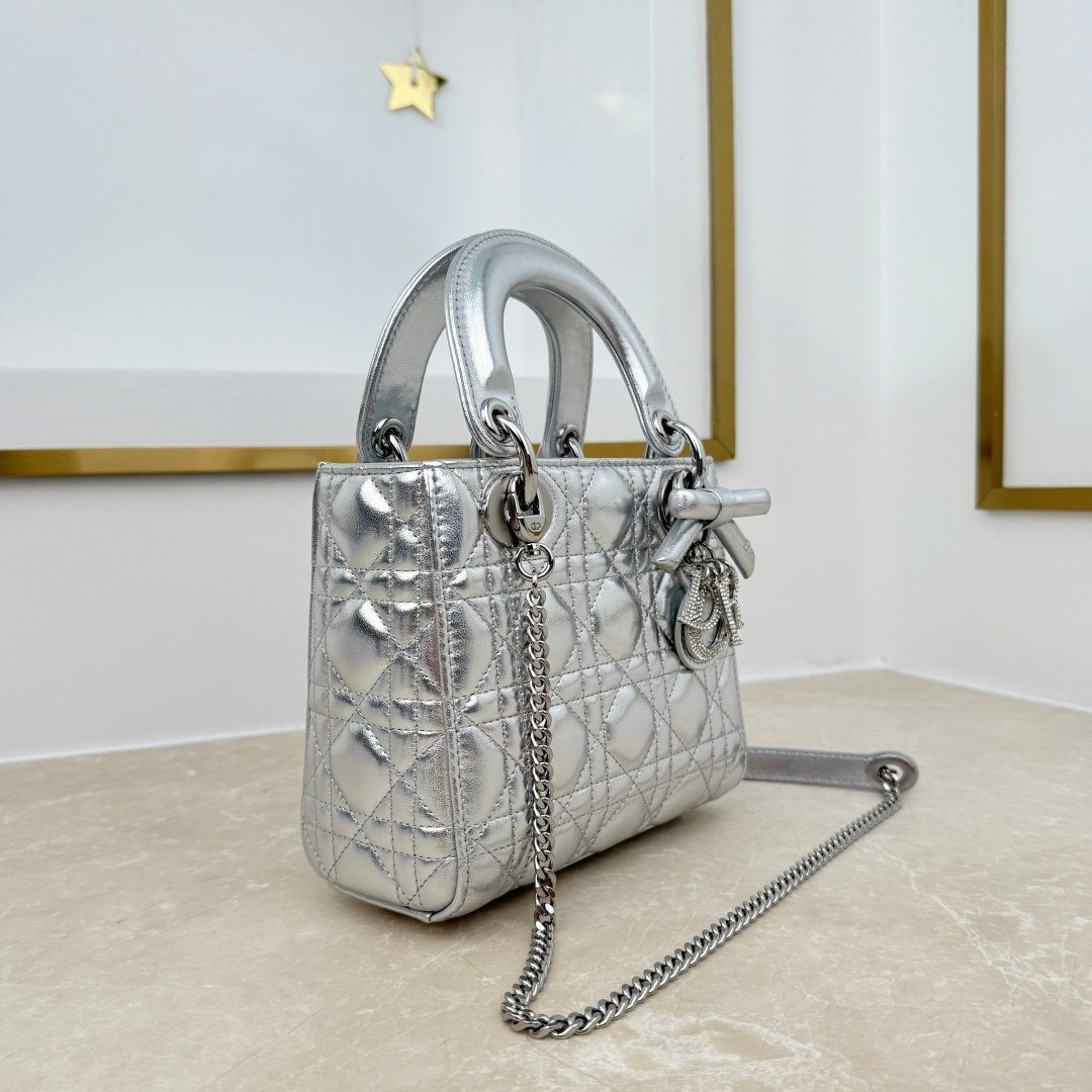 dior qixi mini lady dior bag with chain light grey (copy) dior qixi mini lady dior bag with chain light grey (copy)
