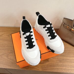 Hermes Bouncing Sneaker Calf Leather White