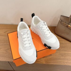 hermes bouncing sneaker grey green suede and calf leather (copy) (copy)