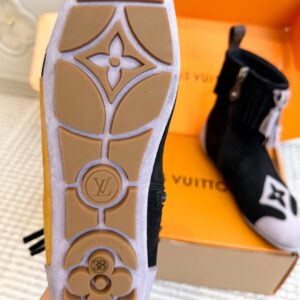 LV Western Fringe Ankle Boots elementor #11956