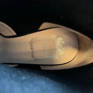 Dior Knitted Slim Heel Boots White Color auto draft